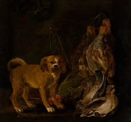 Hunting Still Life with Dog